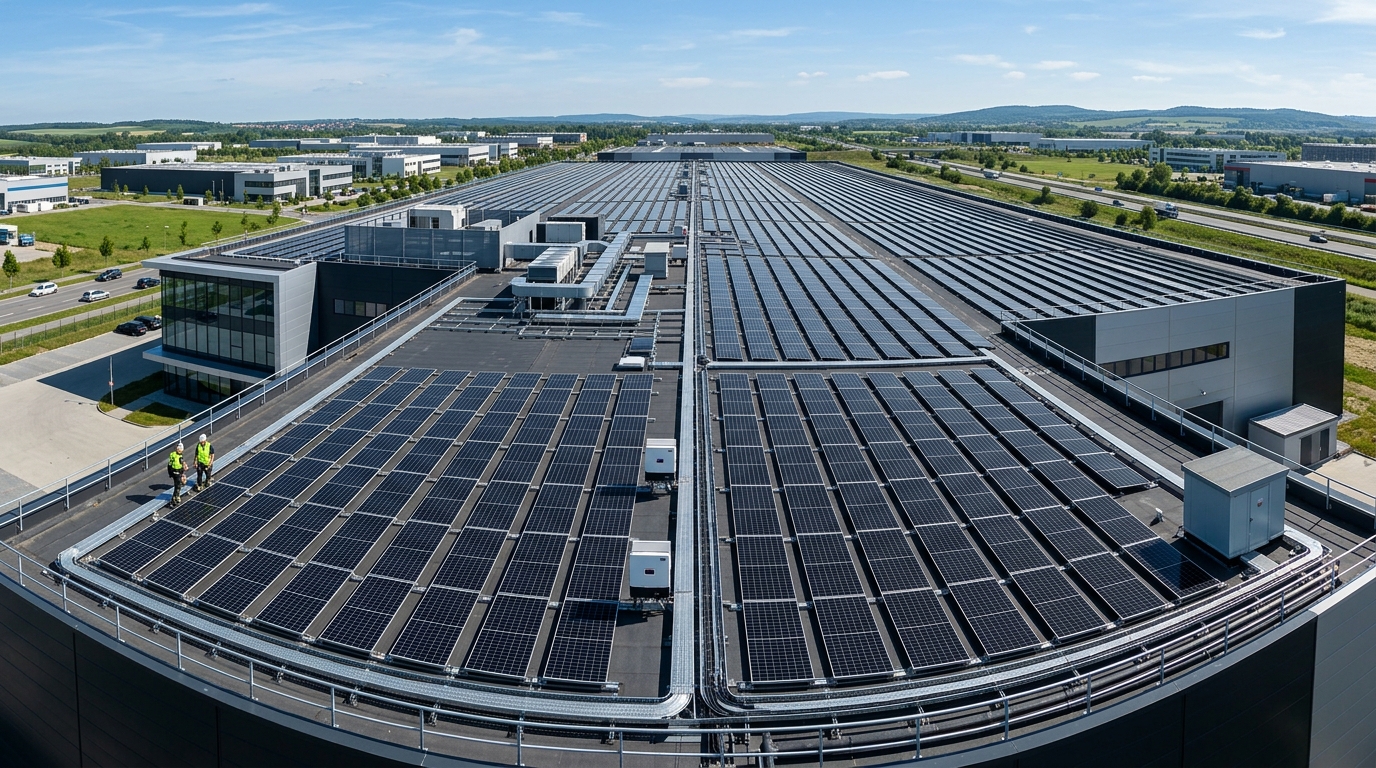 Commercial Solar Power Plant